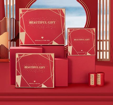 Les boîte-cadeau cosmétiques de place ont adapté le paquet aux besoins du client cosmétique ISO9001 de surprise