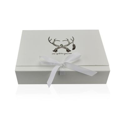Utilisation universelle de ruban de lien de boîtes rigides magnétiques fixes de fermeture pour des anniversaires