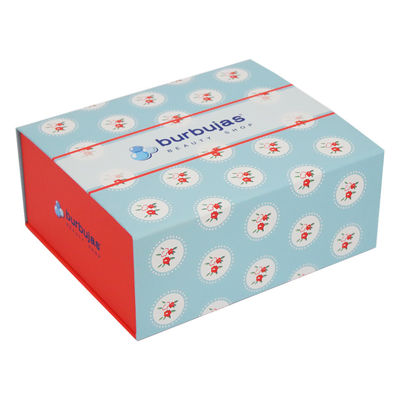 Boîte-cadeau de papier rigide pliable de revêtement UV de tache, Flip Top Magnetic Box pour l'habillement