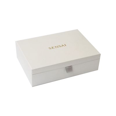 Le blanc a réutilisé les boîte-cadeau cosmétiques 25*20.5*7.5cm pour le parfum de crème d'oeil