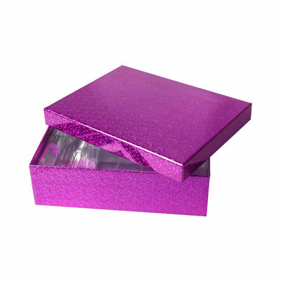 Boîte-cadeau cosmétiques de couleur de CMYK, boîte de papier olographe avec l'ANIMAL FAMILIER Tray And Lid
