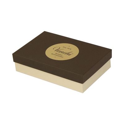 Deux morceaux à carton de la boîte 20*13*5cm à bonbons au chocolat avec le couvercle