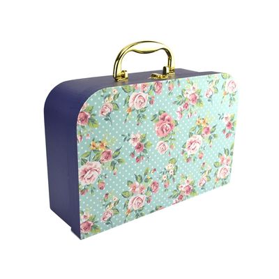 Les valises de carton de stockage enferment dans une boîte petit Toy Organizer With Hinged Lids