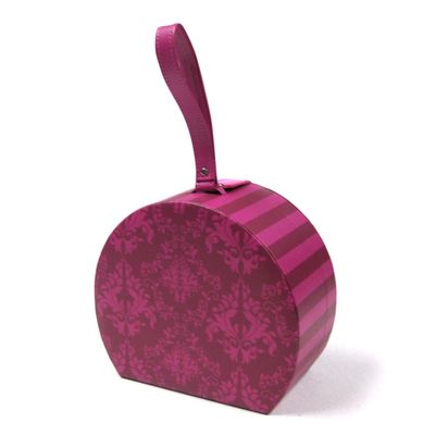 Matériel de papier spécial de bouton de fermeture de rond de boîte-cadeau instantané de valise