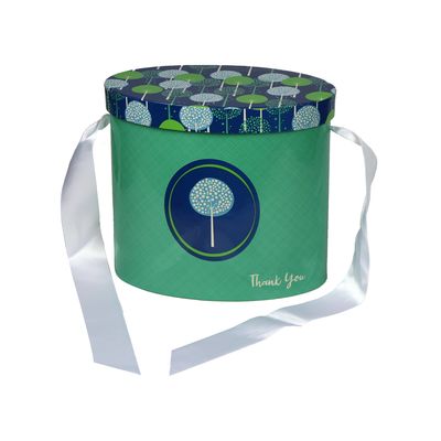 Caisse d'emballage assortie de cadeau d'ellipse de carton pour le jour de thanksgiving