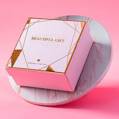 Delicated Art Paper Rigid Gift Box avec le couvercle pour le cosmétique fait main de savon