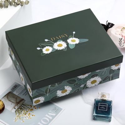 Couvercle rigide fait sur commande décoratif et boîte-cadeau bas de carton pour le paquet de casse-croûte