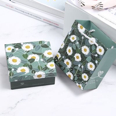 Couvercle rigide fait sur commande décoratif et boîte-cadeau bas de carton pour le paquet de casse-croûte
