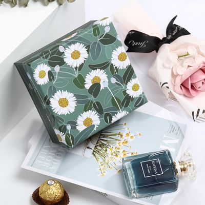 Couvercle rigide fait sur commande décoratif et boîte-cadeau bas de carton pour le paquet de casse-croûte