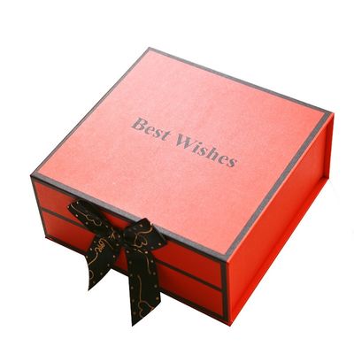 Crochet magnétique pré enveloppé de Flip Top Gift Boxes With de carton