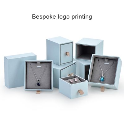 Boîte personnalisée faite sur commande d'emballage de bijoux 1200 grammes pour l'anneau de collier de boucle d'oreille de bracelet