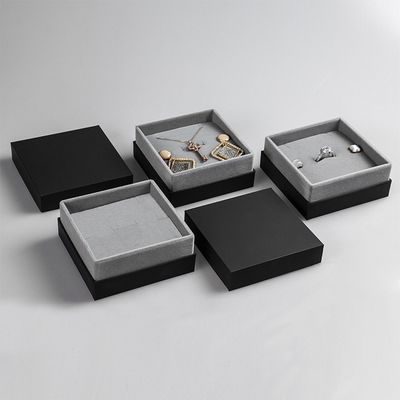 Emballage fait sur commande d'anneau de collier de boucle d'oreille de boîte-cadeau de bijoux de carton