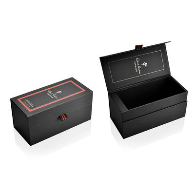 ISO9001 a certifié le boîte-cadeau revêtu acrylique de Cologne, la boîte magnétique 12*12*25cm d'aileron