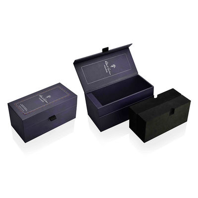 ISO9001 a certifié le boîte-cadeau revêtu acrylique de Cologne, la boîte magnétique 12*12*25cm d'aileron