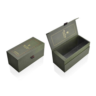 ISO9001 a certifié le boîte-cadeau revêtu acrylique de Cologne, la boîte magnétique 12*12*25cm d'aileron