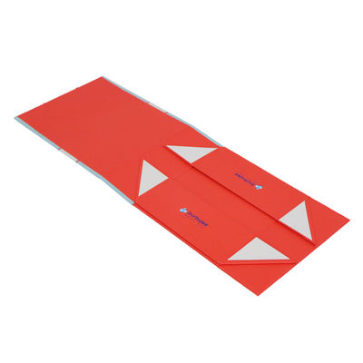Boîte-cadeau de papier rigide pliable de revêtement UV de tache, Flip Top Magnetic Box pour l'habillement