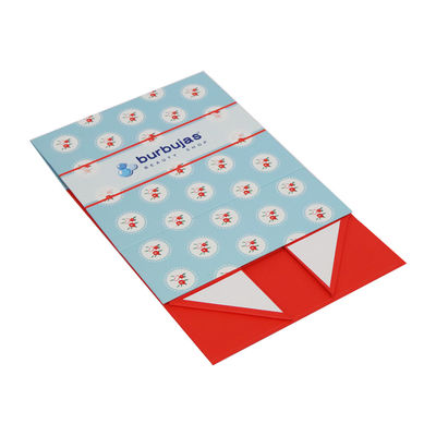 Boîte-cadeau de papier rigide pliable de revêtement UV de tache, Flip Top Magnetic Box pour l'habillement