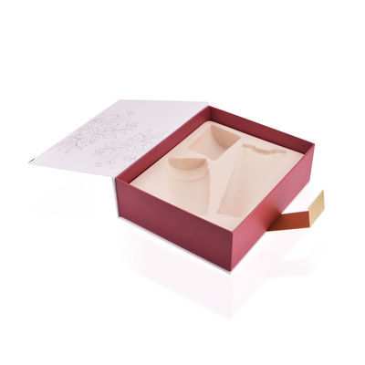 boîte magnétique d'emballage de soins de la peau de 25*20.5*7.5cm pour des produits de soin pour la peau
