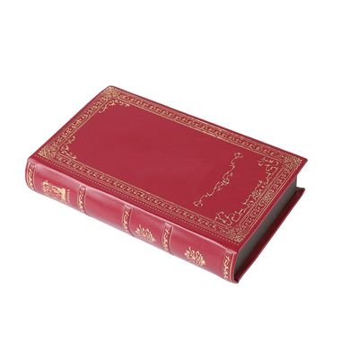 Boîte-cadeau rouges de parfum de forme de livre 21*13*4cm avec le couvercle et l'EVA Insert magnétiques