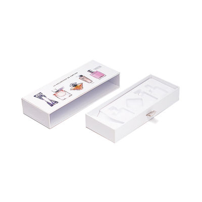 Carton miniature de boîte-cadeau de parfum de 5 morceaux avec l'insertion blanche