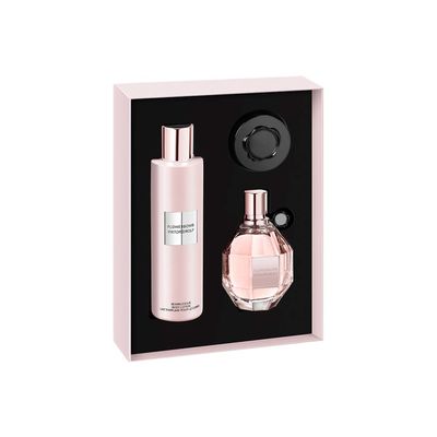 Boîte-cadeau de parfum de l'approbation ISO9001 trois morceaux pour la lotion de corps