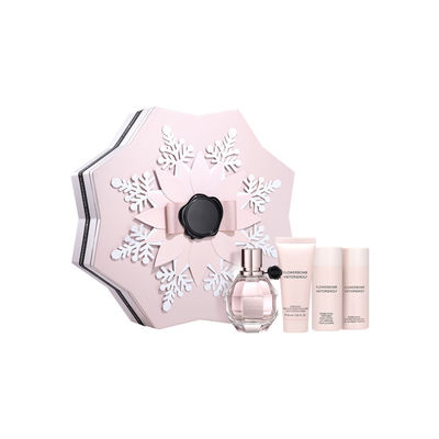 Forme de flocon de neige adaptée aux besoins du client par couvercle détachable de boîte de cadeau pour le jet de parfum