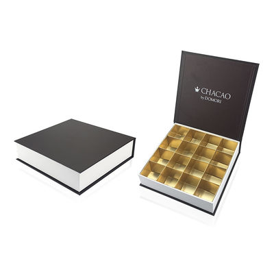 ISO9001 boîtes de empaquetage de cadeau de chocolat de couleur de l'approbation PMS avec des grilles