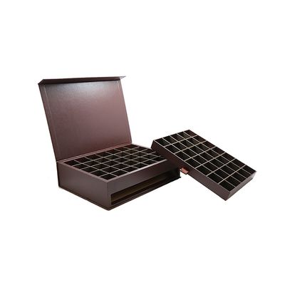 L'emballage de cadeau de chocolat de double couche de service d'OEM enferme dans une boîte avec la base de tiroir