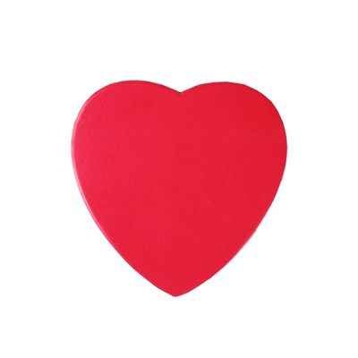 Boîtes de empaquetage de cadeau de chocolat de CMYK 19*19*3.8cm, boîtes en forme de coeur vides à chocolat