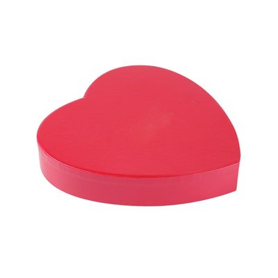 Boîtes de empaquetage de cadeau de chocolat de CMYK 19*19*3.8cm, boîtes en forme de coeur vides à chocolat