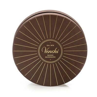 Boîtes de empaquetage de cadeau de chocolat de taille de Brown 5cm avec le noeud d'arc