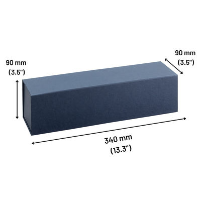 Type fois magnétique bleu de Snapshut Champagne Bottle Box 33*9*9cm
