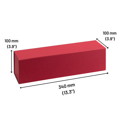 ISO9001 a certifié les boîtes de empaquetage de cadeau rigide de vin avec l'aileron magnétique