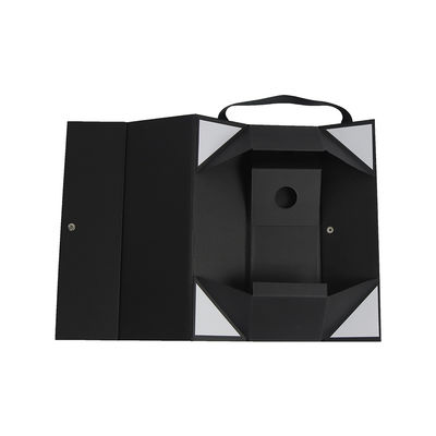 Boîte-cadeau se pliants de fermeture instantanée personnalisable avec la poignée Matt Black