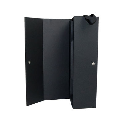 Boîte-cadeau se pliants de fermeture instantanée personnalisable avec la poignée Matt Black