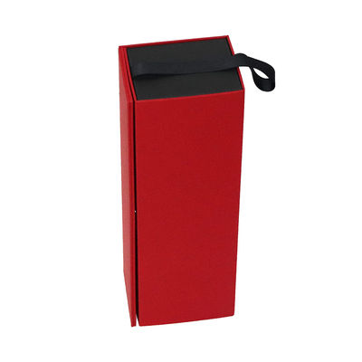 différentes boîtes en verre de vin de 9cmx9cmX33cm, type pliant de boîte à vin de Noël