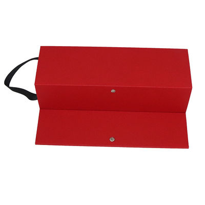 différentes boîtes en verre de vin de 9cmx9cmX33cm, type pliant de boîte à vin de Noël