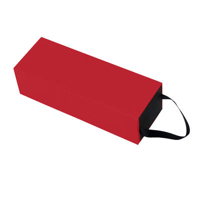 différentes boîtes en verre de vin de 9cmx9cmX33cm, type pliant de boîte à vin de Noël
