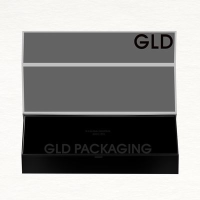 Fermeture magnétique Grey Wine Gift Packaging Boxes avec le couvercle articulé