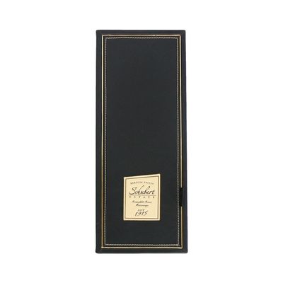 Boîtes de empaquetage réutilisées de cadeau de vin de carton, glissière simple de boîte de bouteille de vin noire