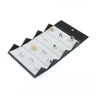 boîtes à bijoux faites sur commande pliables magnétiques de carton de 10*5*5cm pour l'anneau
