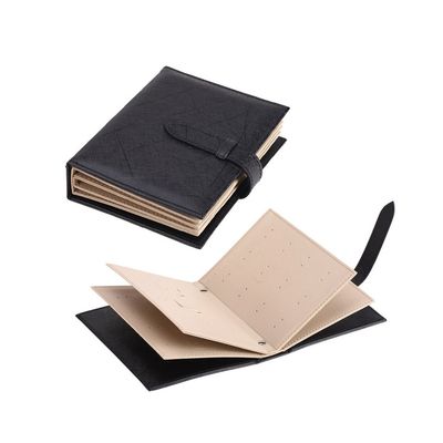 42 paires de boucles d'oreille de livre de stockage