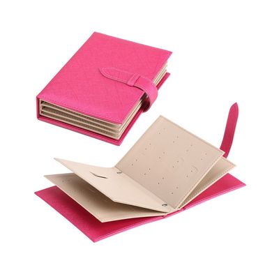 42 paires de boucles d'oreille de livre de stockage