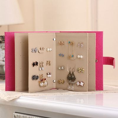 caisse portative de bijoux de voyage de 19*14*4.5cm