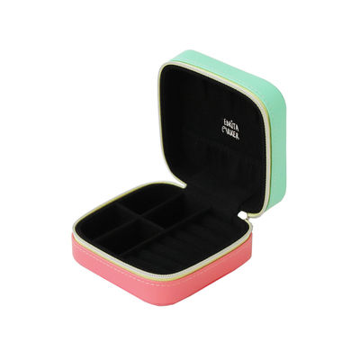 Petite couleur portative adaptée aux besoins du client de la boîte à bijoux CMYK d'écran en soie pour des colliers