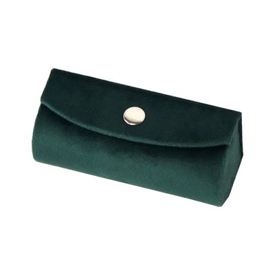 Certificat vert-foncé fait main de Carry Case Velvet With ISO9001 de rouge à lèvres