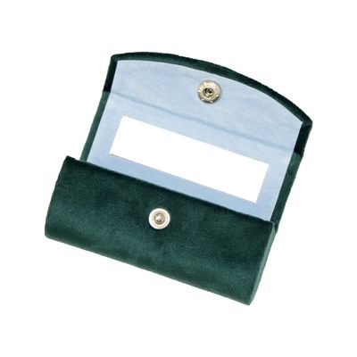 Certificat vert-foncé fait main de Carry Case Velvet With ISO9001 de rouge à lèvres