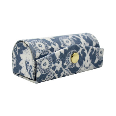 Doublure personnalisable de satin de caisse de rouge à lèvres de voyage d'impression de toile avec le miroir