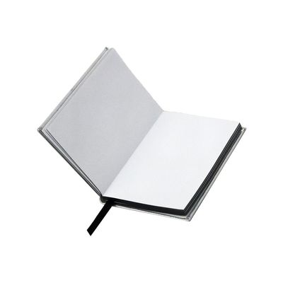 Logo adapté aux besoins du client par carnet blanc de livre à couverture dure de 72 de feuilles pages de blanc