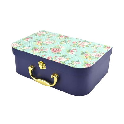 Les valises de carton de stockage enferment dans une boîte petit Toy Organizer With Hinged Lids